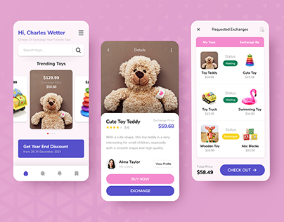 Toy Exchanging App Concept