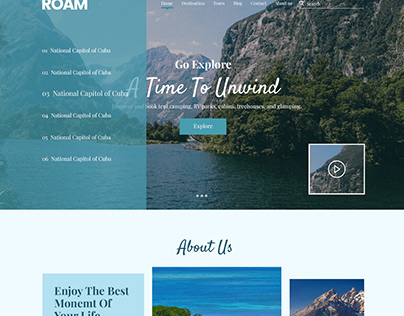 Travel and Tour Agency Website Template