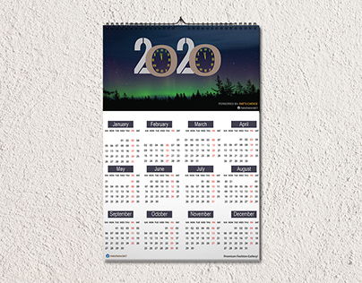 2020 Wall Calendar Design