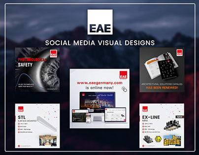 EAE Lighting- Social Media Visual Designs