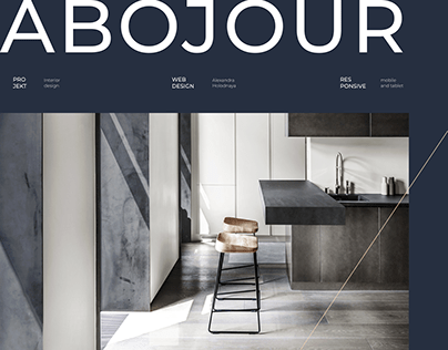 Loft interior design studio website