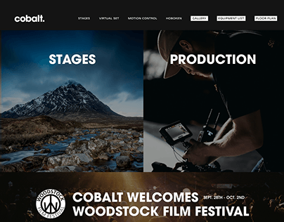 Cobalt. Landing Page Design
