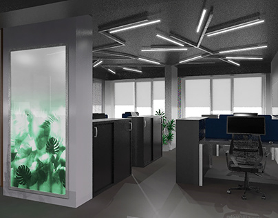 Дизайн интерьера офиса IT-компании