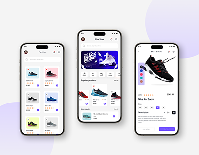 Shoe Store App UI Design