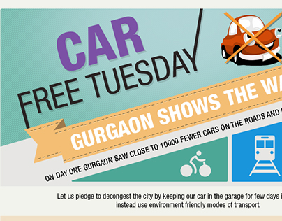 Car Free Tuesday - Mailer