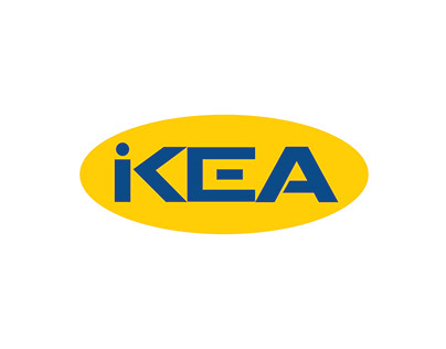 Ikea Logo Branding futuristic