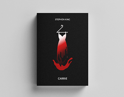 Series of book covers for Stephen King's novels
