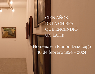 Diseño de exposición en homenaje a Ramón Díaz Lugo