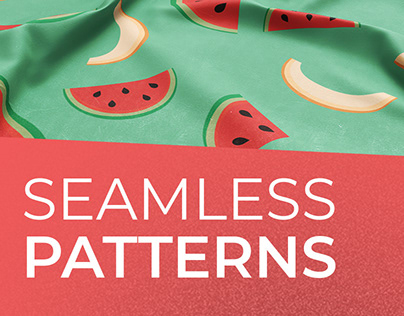 Seamless patterns collection. Vector illustration.