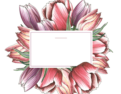 Flower prints for SISTER's boxes design