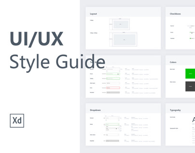 UI and UX Style Guide