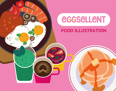 Food illustration for Eggsellent