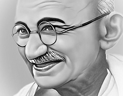 Mahatma Gandhi Projects | Photos, videos, logos, illustrations and branding  on Behance
