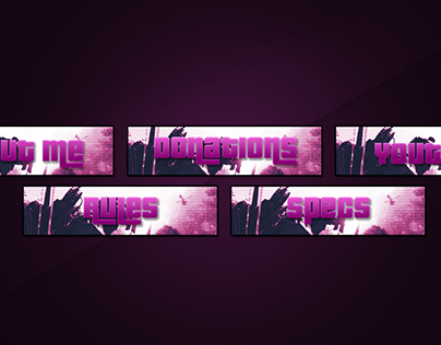 Twitch Panels for BionicCrystal