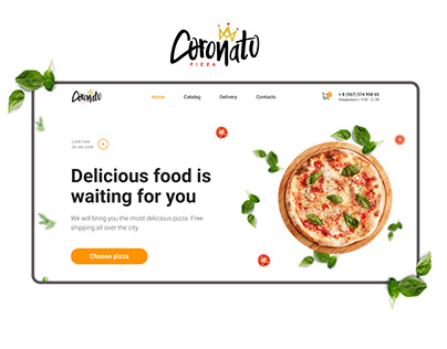 Delivery Pizza | Landing Page