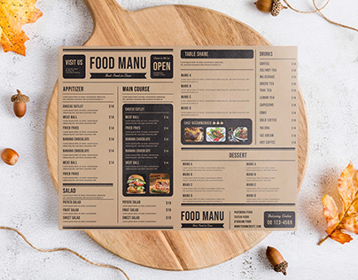 Food Manu Design