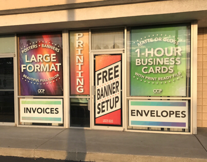 Large Format Window Posters