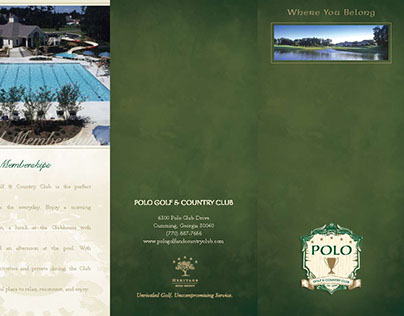 Polo Golf & Country Club Tri-Fold