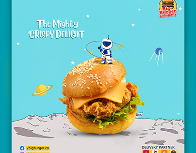 Creative Burger Poster Design