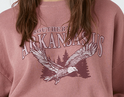 PULL&BEAR | Arkansas Sweatshirt Collaboration