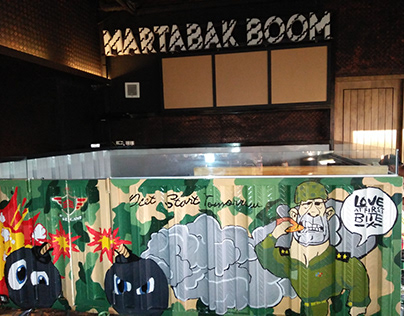 Mural project martabak boom