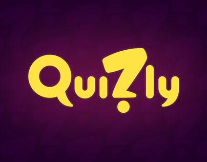 Quizly game logo and design