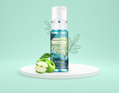 Buy Green Apple Face Wash Online | Monk Forest