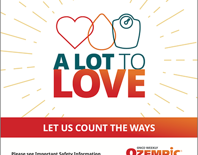 Ozempic "A Lot to Love" Direct Mail Piece