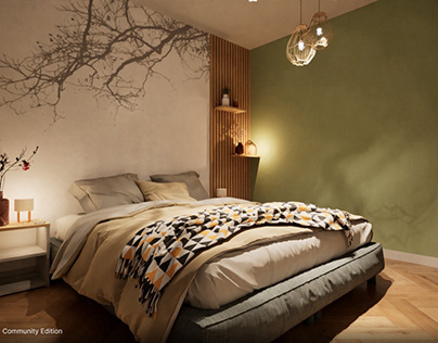 3D bedroom decoration project