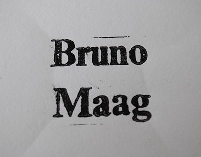 Bruno Maag - Dalton Maag, Lecture Poster Design