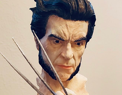 3D Printed Sculpture: Wolverine
