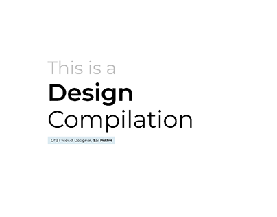 Design Compilation/Portfolio 2023
