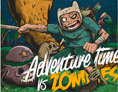 Adventure Time vs Zombies