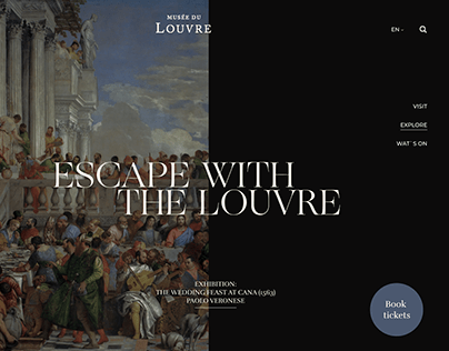 The concept of the first screen (Louvre)