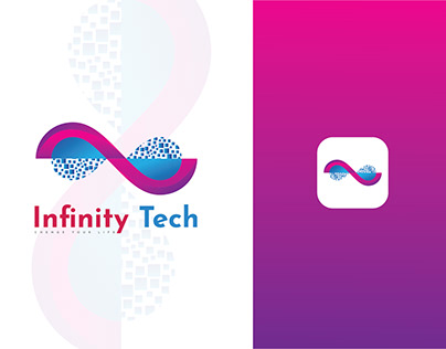 infinity logo tech logo modern logo