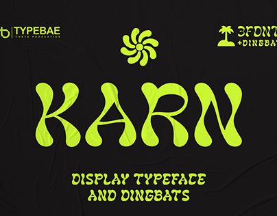 KARN - Display Typeface & Dingbats