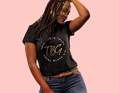 Total Black Girl Logo Design