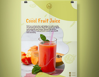 Coool Fruit Juice Poster
