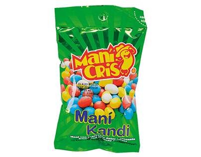 Rediseño de la etiqueta del producto "Mani Kandi"