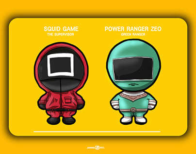Squid Game vs Power Ranger Zeo