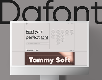 Dafont website renewal project