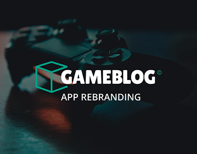 Project thumbnail - Refonte visuelle (rebranding) - Gameblog