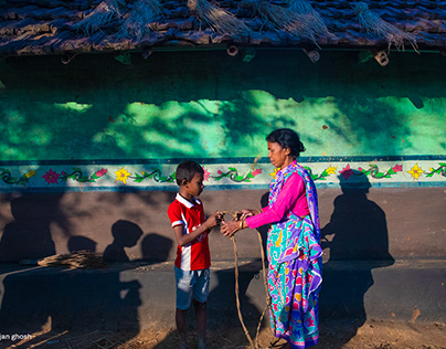 The Colorful Canvas: Celebrating Art in Purulia Village
