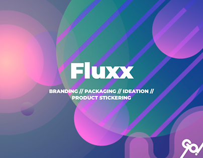 Fluxx }} Branding // Product Sticker Design // Ideation