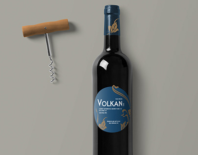 Volkan Wine Label