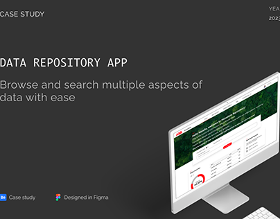 Data repository app - UX Case Study