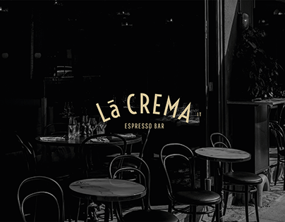 Cafe La Crema | Logo brand | coffee & bar