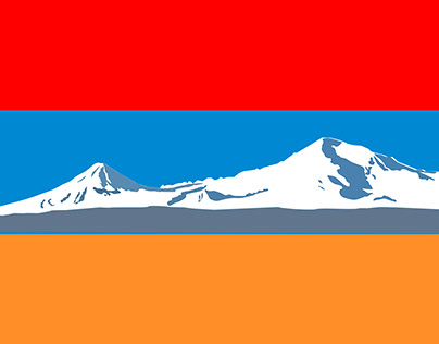 Flag of Armenia & Ararat