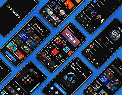 Hungama Music App Redesign