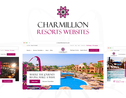 Project thumbnail - Charmillion Hotels & Resorts Website Design